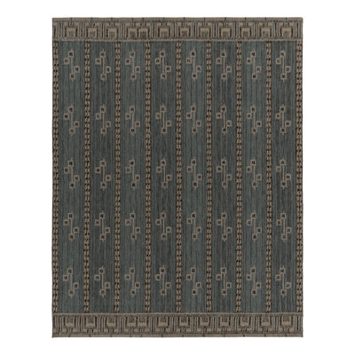 Scandinavian Wool Geometric Area Rug