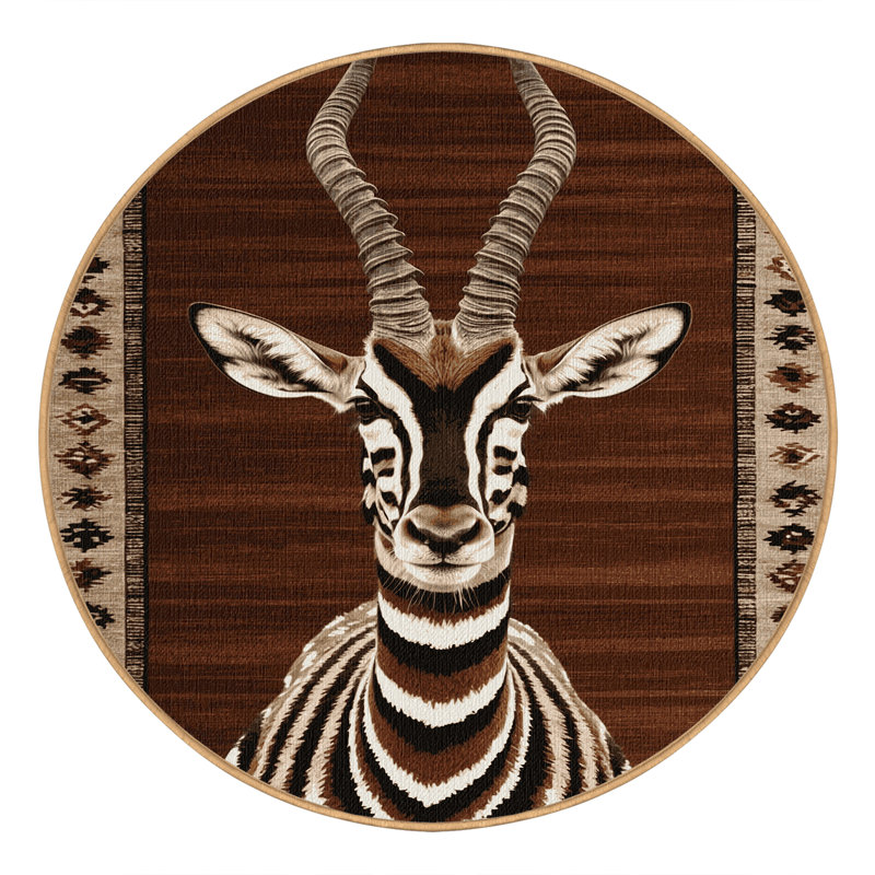  Tapis lavable Kudu, Rond 7 pi