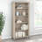 Tall 5 Shelf Bookcase in Sand Oak-1810299030