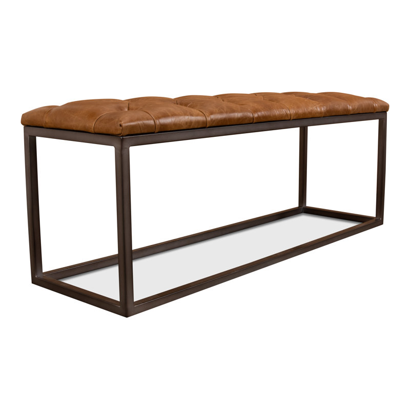Cologne Leather Dining Bench