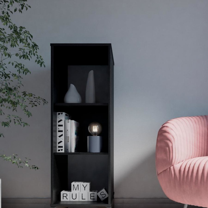 Étagère H 35,43 po x l 11,81 po x P 9,84 po, Noir