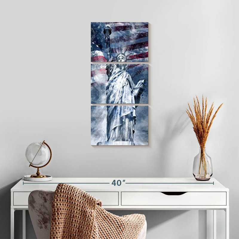 Statue de la liberté moderne, H 27 po x l 12 po