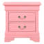 Table de chevet rose, charmant
