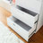 Jumbo Storage Chest In Glossy White With Deep Drawer Capacity Four Dresser - Extra Space For Larger Objects, Full Extension Bearing Slides Easy Retrieval, Water & Heat Build, Stain Scratch Finish, E0