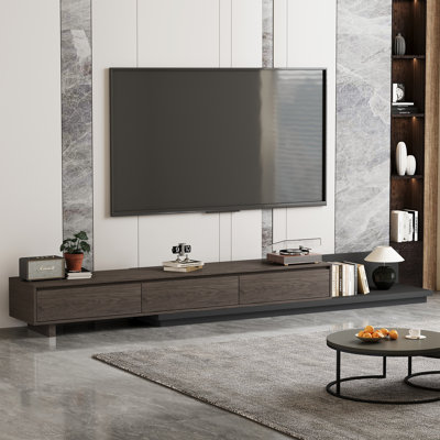 78.7" Stretchable TV stand, With a maximum width of 141.7" Storage locker cabinet