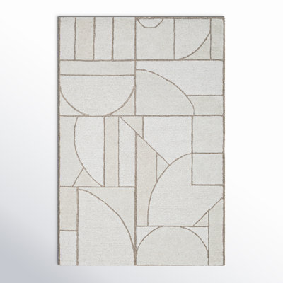 Helaine Hand-Tufted Abstract Wool Rug
