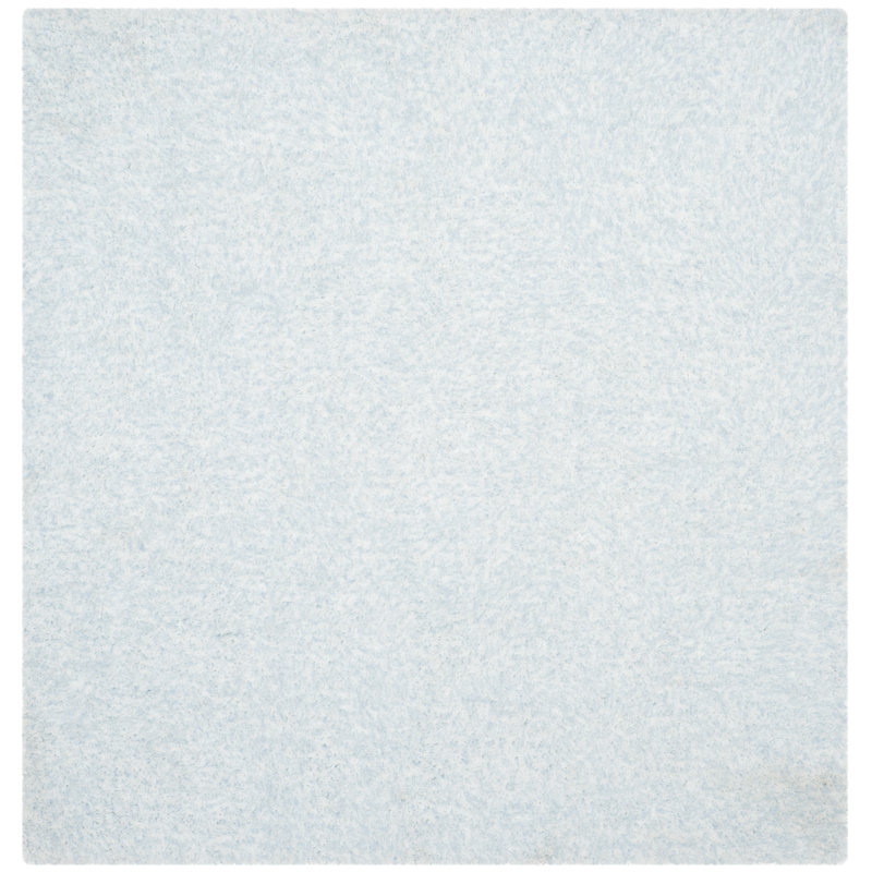 Winnett Shag Hand Tufted Performance Solid Color Rug, Square 5'