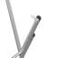 Leytonstone Folding Bar Table Legs Silver 45x53x108cm Galvanised Steel