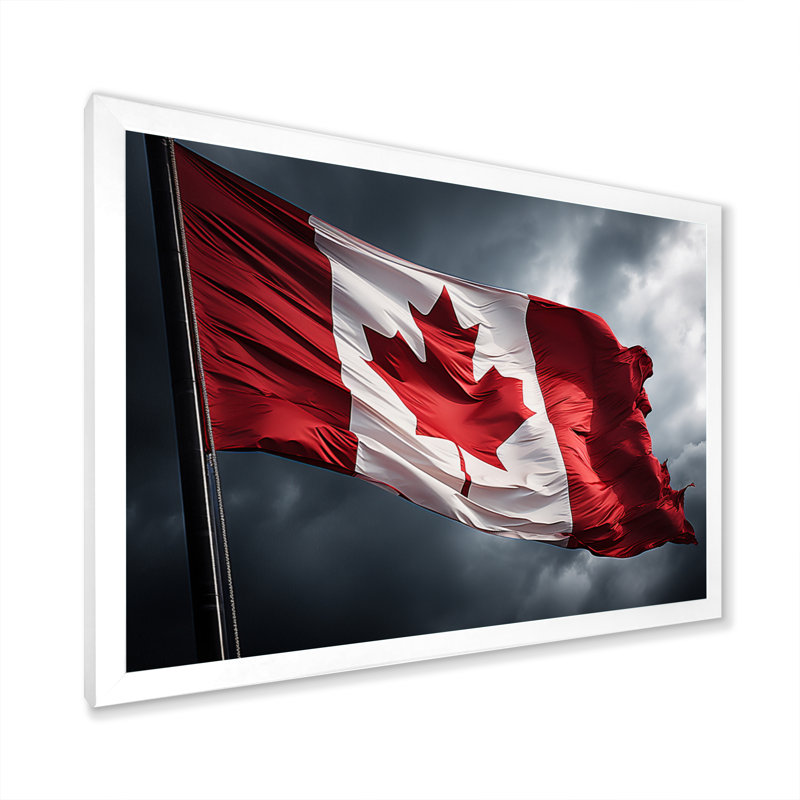 Canada Canada Pride II, reproduction d'art sur toile, H 12 po x l 20 po x P 1 po, Blanc