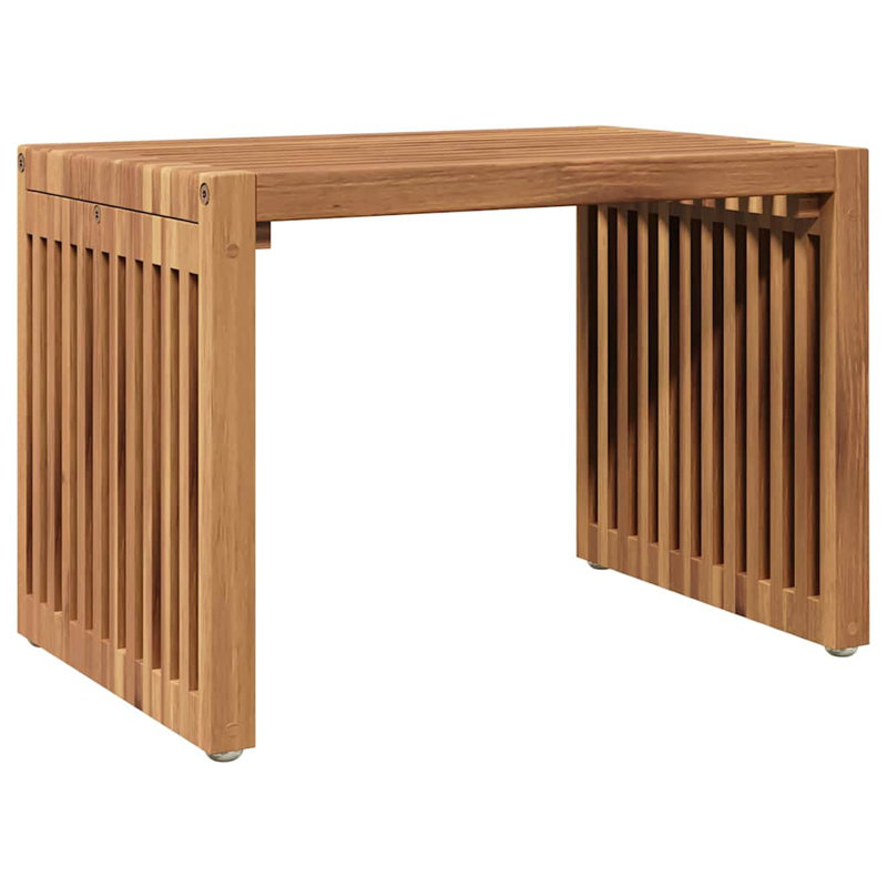 Table d'appoint de jardin vidaXL brun 19,69 po x 12,80 po x 13,78 po