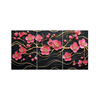 3 Piece Wrapped Canvas Painting