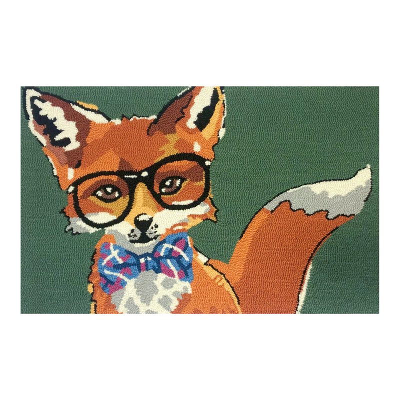 Dapper renard vert, L 30 po x L 48 po