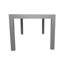 Table d'extérieur en verre trempé gris avec structure en aluminium antirouille, 70 pouces de large, convient à de nombreuses tables de salle à manger avec verre, 28,79 de haut, surface lisse pour le luxe
