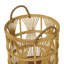 Handmade Bamboo Basket With Handles - Set of 3