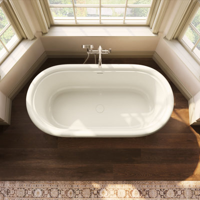 Baignoire autoportante Claude 65-3 / 4 "X 33-1 / 2" Claude