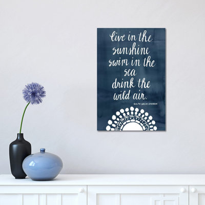 Sun Quote I by Grace Popp - Wrapped Canvas Print