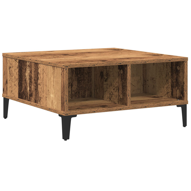 Coffee Table with Storage, Old Wood