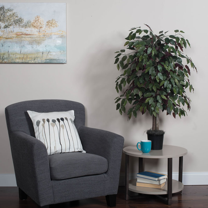 72'' Faux Tree in Pot, 48'' H X 30'' W X 30'' D