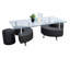 Ascencio Abstract Coffee Table with Storage-1675175880