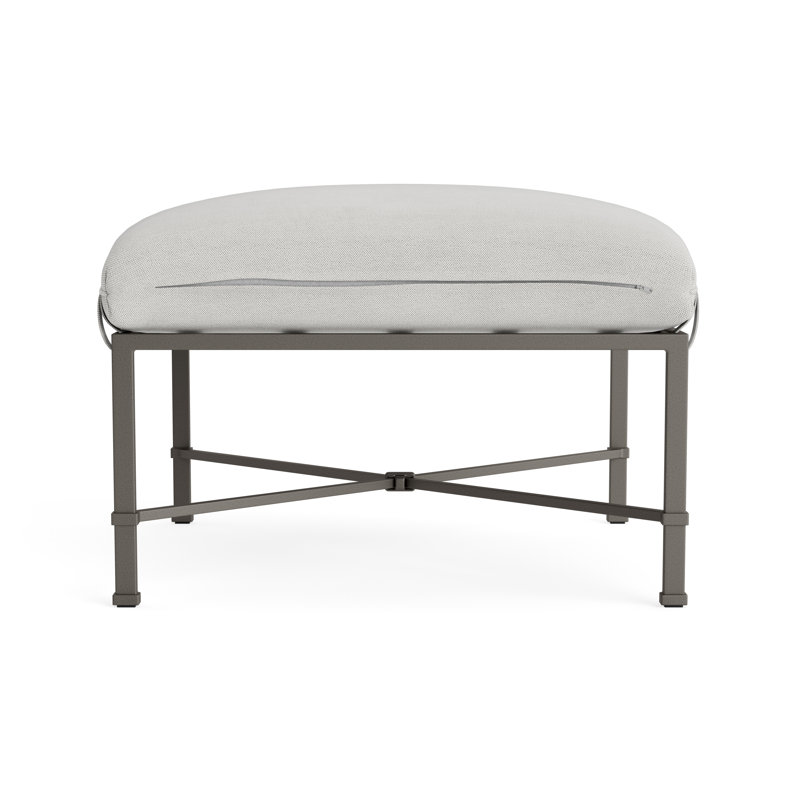 Venetian Outdoor Ottoman, Fushion Dove, Mica