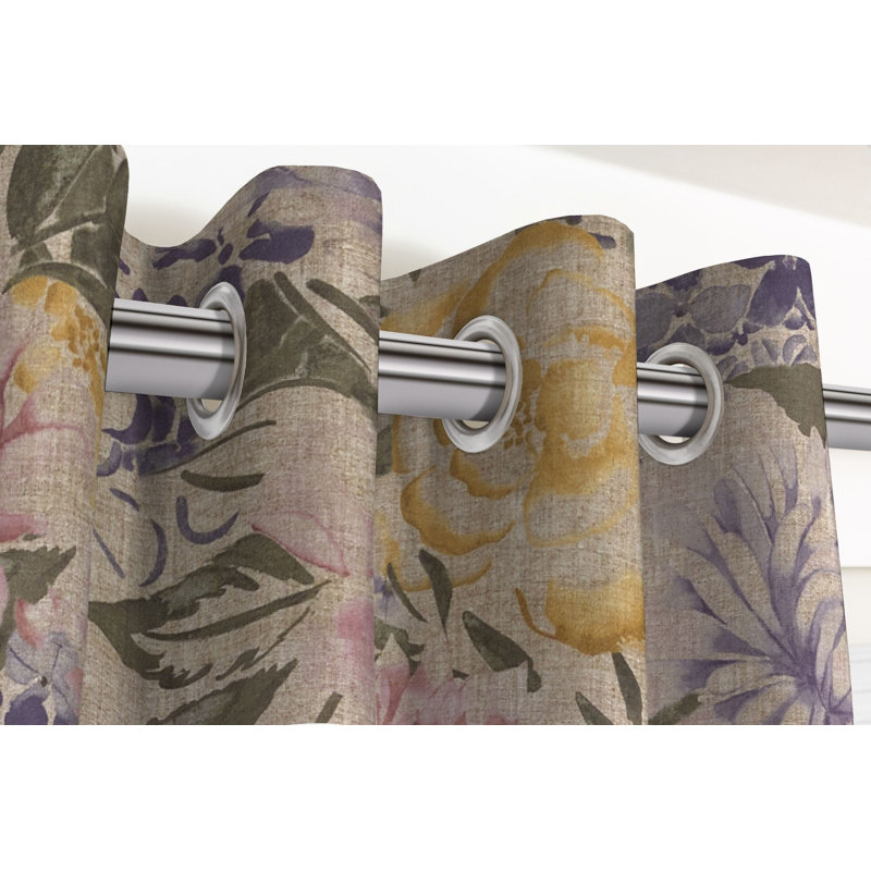 Amberlin Blackout Curtain Pair, 167 W x 137 D cm