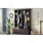 Farmhouse 4-In-1 Hall Tree With Wood Grain Bench, Mudroom Versatile Coat Rack With 2 Large Drawer, Entrance Organizer For Hallway, Living Room, Black, 55.9"W-2080739990