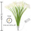 Bouquet de lys Calla 20 lumières artificielles à DEL avec lumières artificielles Calla