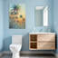 «Plants & Flowers Palm Trees Sunset Sky», reproduction d'art sur toile-1368415053