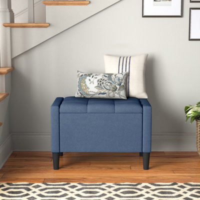 Friesen Polyester Blend Upholstered Storage Bench