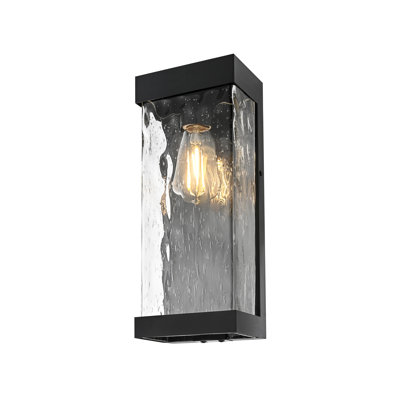 Linch Outdoor Wall Sconce in Black
