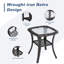 Deux chaises pivotantes + une table d'appoint-225352068