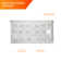 60'' W 32'' D Rectangular Triple Shower Base