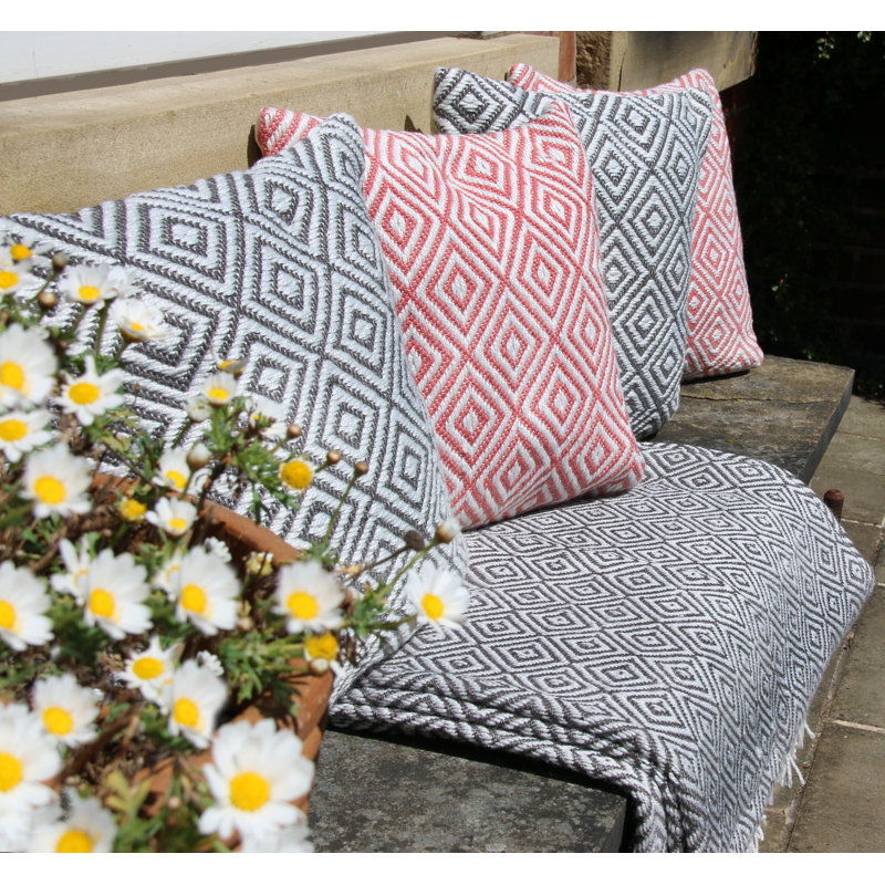 Stauton Throw Blanket, Warm Grey