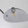 Three Arm Ceiling Lamp Pivoting Rotating Black Arm Shade Semi Flush Mount