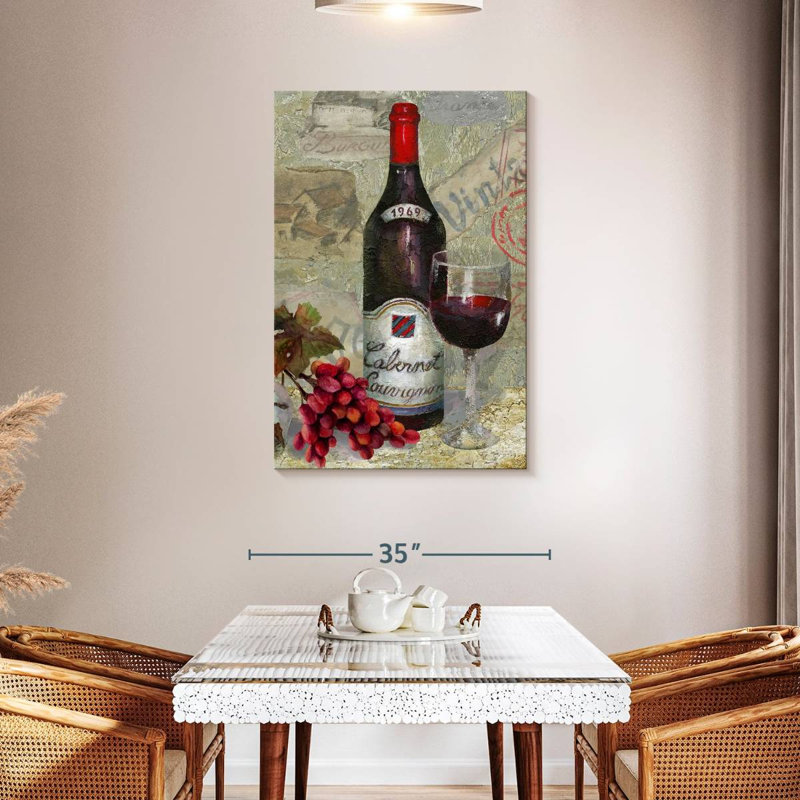 Yarlin Cabernet Sauvignon, 45" H x 30" W
