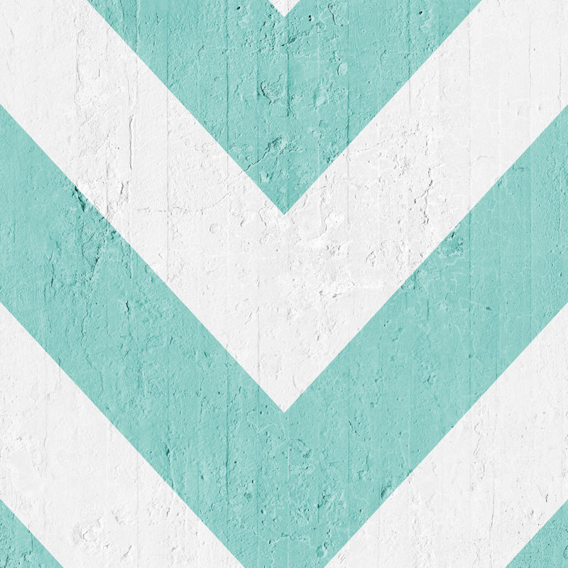 Racette 10m x 52cm Matte Paste the Wall Wallpaper Roll, Aqua