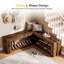 Banc de rangement en L 47,24 po