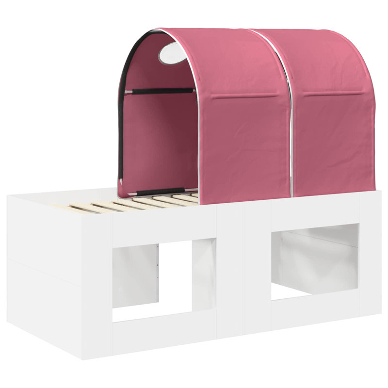 High Sleepers, Pink/Artisan Oak, European Toddler (80 x 160cm)