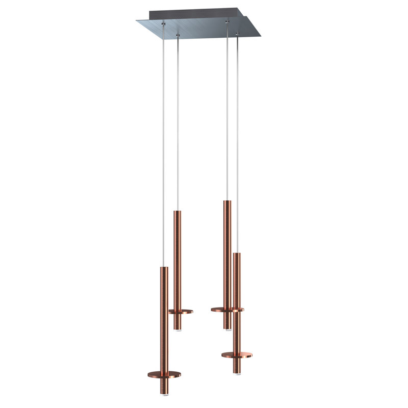 Zakaryan 4 - Light Cluster Pendant, Copper