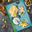 Ambesonne Pinwheel Cutting Board Large Size Clouds Rainbow Trees Multicolor