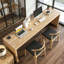 Bureaux modernes en bois massif Burlywood-1145783043