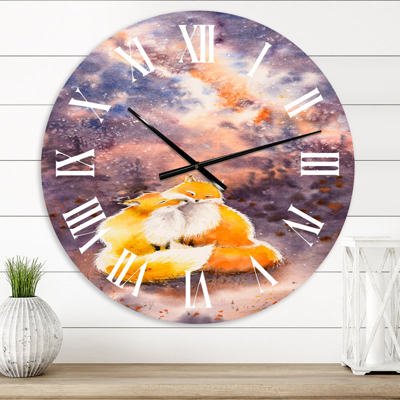 Horloge murale pour enfants, Moyen