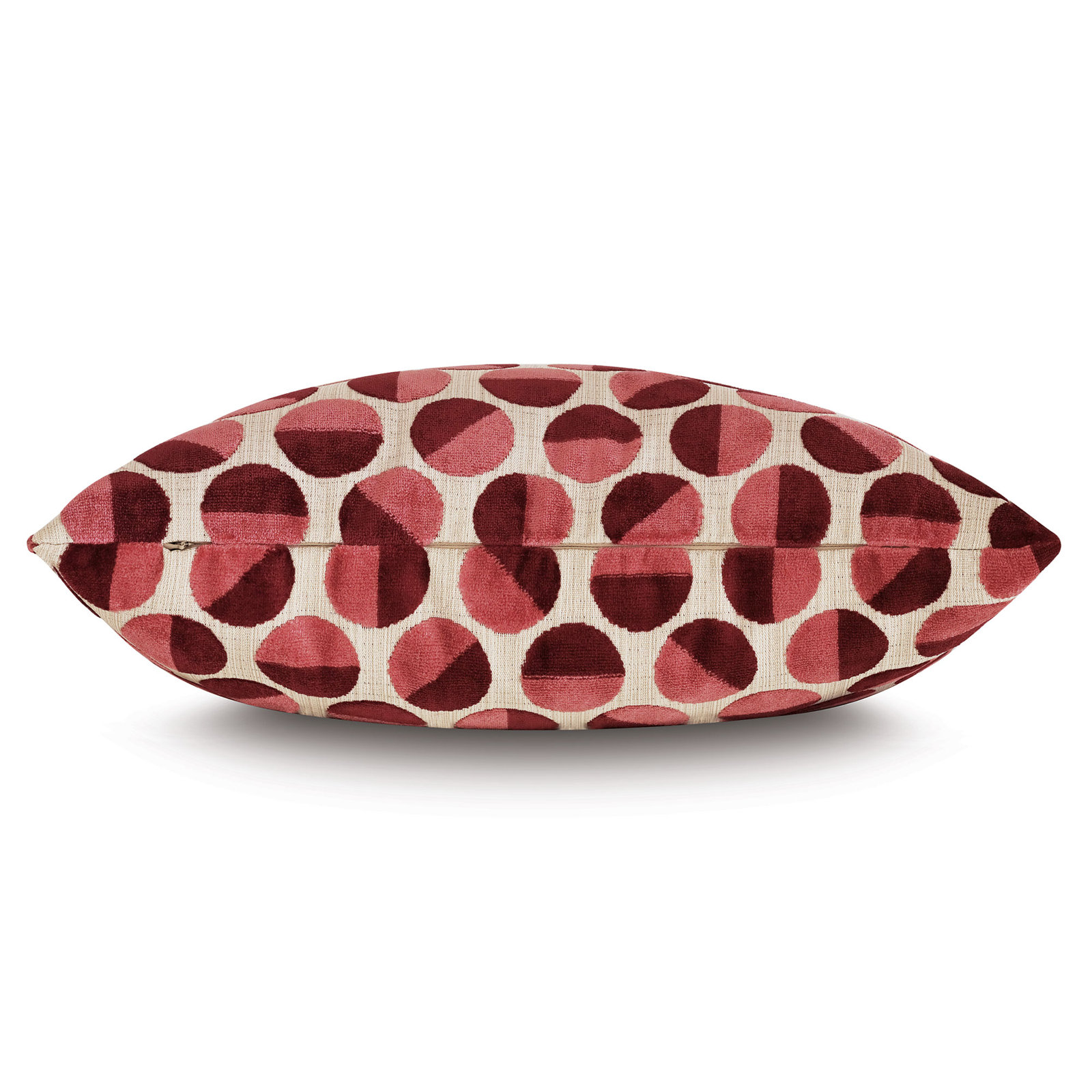 Textured Throw Pillow, Scarlet, Square 22"
