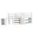 Fynnley Kids Full Loft Bed with Drawers-675852185