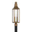 Lampadaire d'extérieur 2 lumières en bronze Atlas