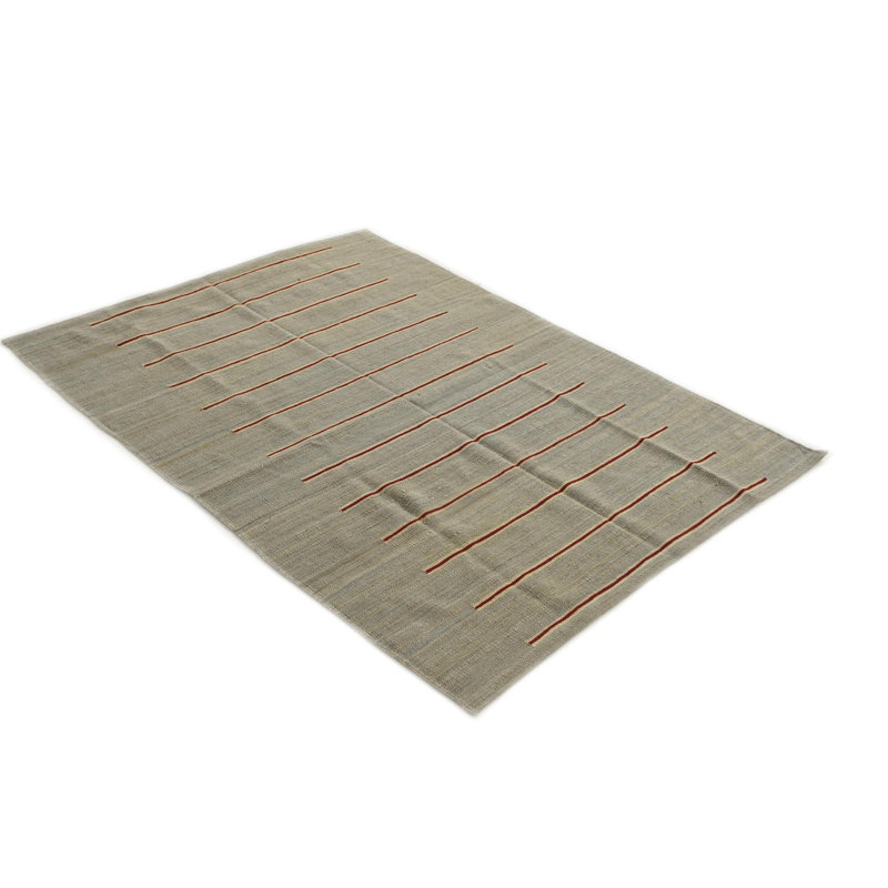 Tapis gris 4 x 6 Pinkerton