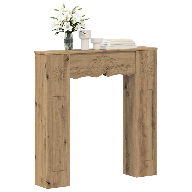 Fireplace Mantel, Artisan Oak