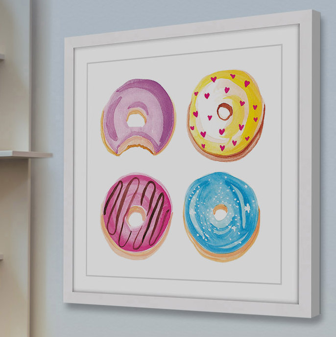 Molly Rosner - Single Picture Frame Painting, 41 cm H x 41 cm W x 3.81 cm D