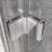 Pivot Frameless Shower Door with Bi-Fold Design 32" x 72"-123357111