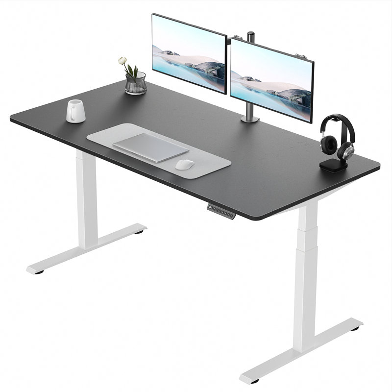 Premium Standing Desk Plus, Black, White